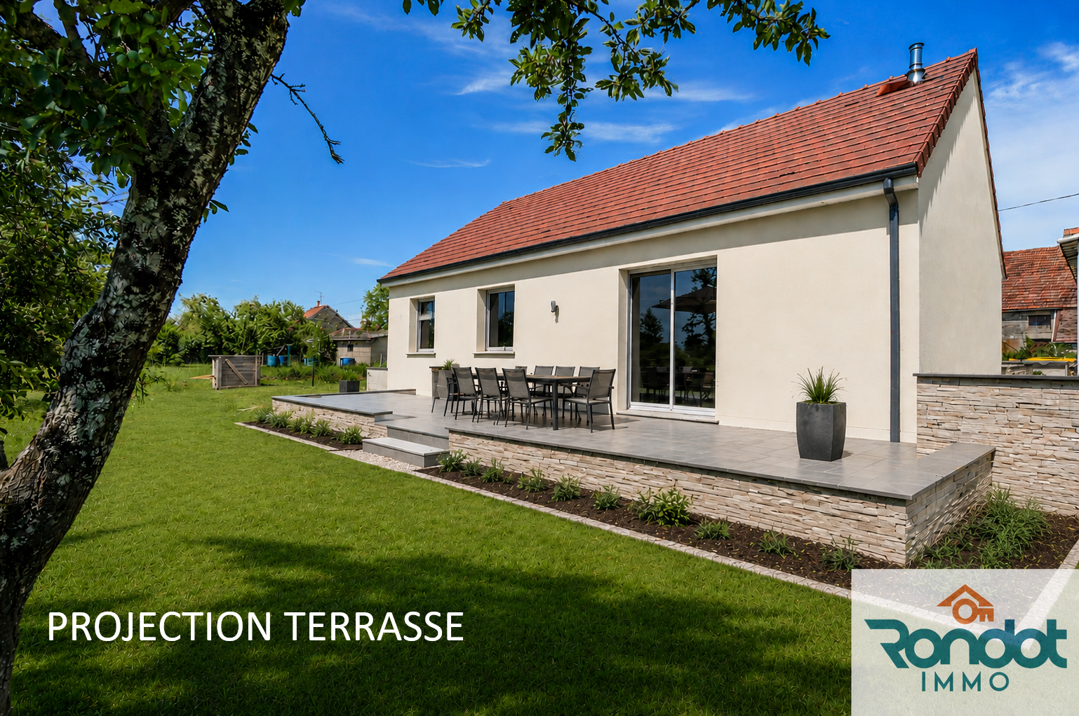 Maison 5 pièces / 85 m2 / 538 m2 terrain